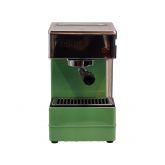 2e hands, young timer, quick mill 820, haagsche editie, espressissimo, espressomachine, losse koffie, groen, geel